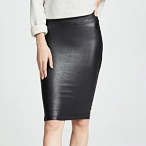 Spanx Faux Leather Pencil Skirt